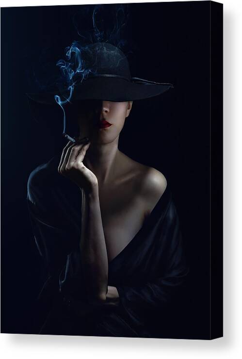 Portrait Canvas Print featuring the photograph *** by Sergey Spoyalov