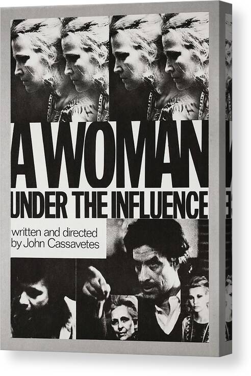 1970s Canvas Print featuring the photograph A Woman Under The Influence -1974-. by Album