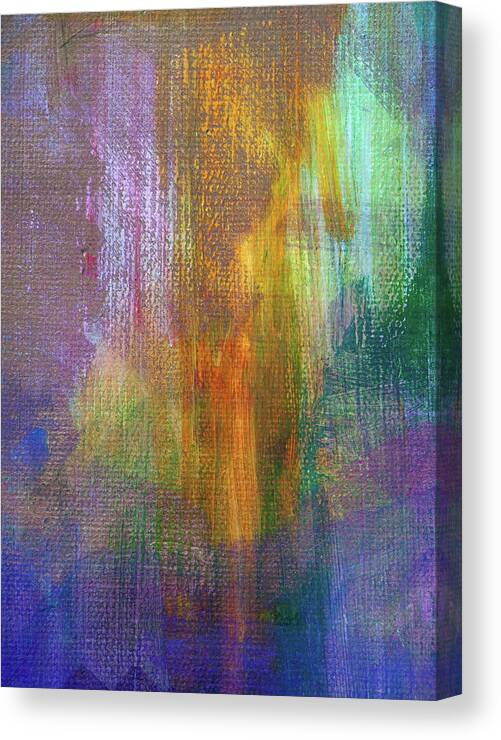 Acrylic Painting Canvas Print featuring the digital art Abstract Acrylic Painting by Stellalevi