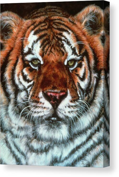 Awesome Beauty Canvas Print featuring the painting Awesome Beauty by Jenny Newland
