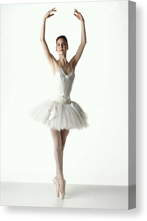 Ballet Dancer Canvas Print featuring the photograph Ballerina by Joshua Ets-hokin