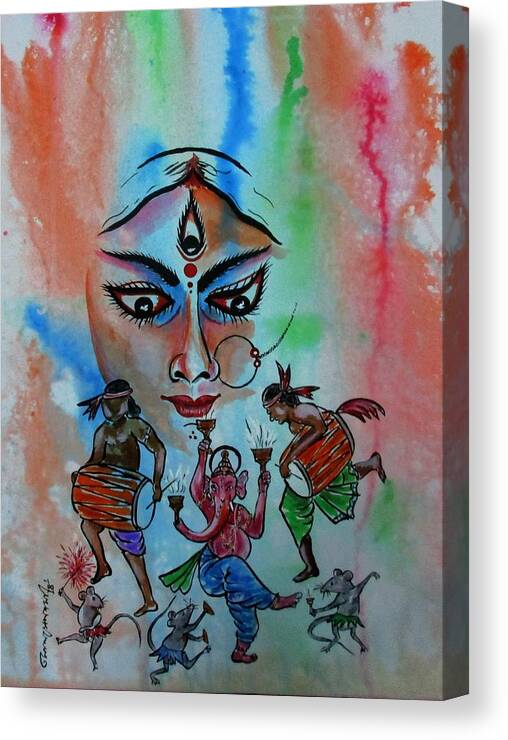 Maa Durga Drawing Using Oil Pastels/Easy Durga Pooja Drawing | Maa Durga  Drawing Using Oil Pastels For slow video please click on the link below:  https://youtu.be/vAM1zhKoiMo | By Nitika's Creative Corner |