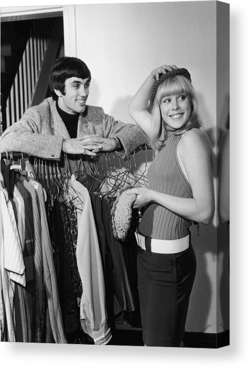 Actor Canvas Print featuring the photograph George Best by Keystone Features