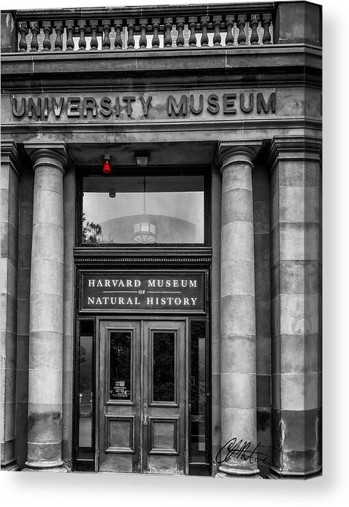 Architecture Canvas Print featuring the photograph Harvard Museum of Natural History by Chris Montcalmo