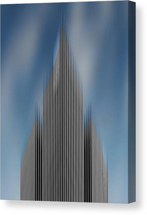 Building Canvas Print featuring the photograph High Rise by Hayk Shalunts