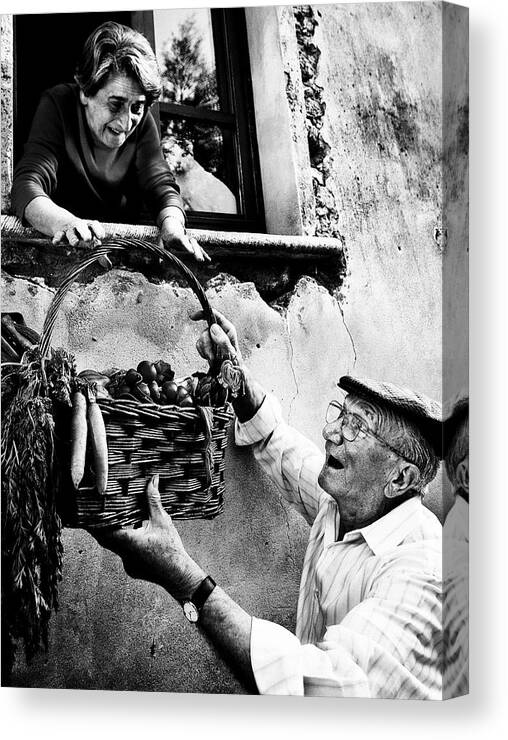 Nowords Canvas Print featuring the photograph Lifetime Friends by Giuseppe Maiorana