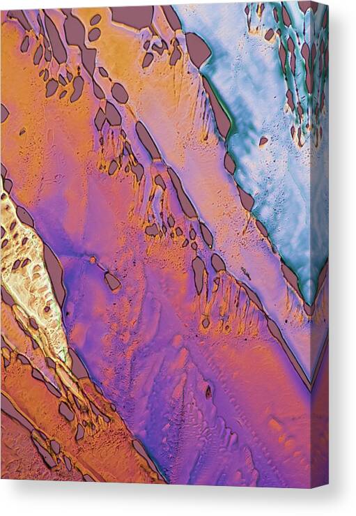 Abstract Canvas Print featuring the photograph Martini 23 by - MicROCKScopica -