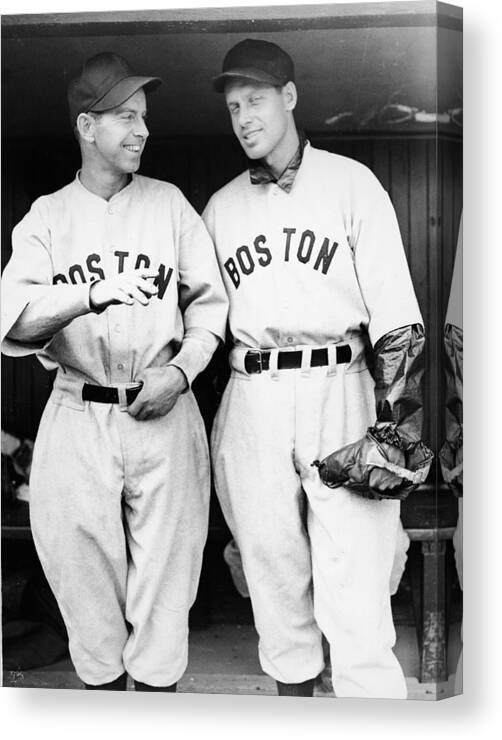 Plan Canvas Print featuring the photograph Rick And Wes Ferrell Of The Red Sox by Fpg