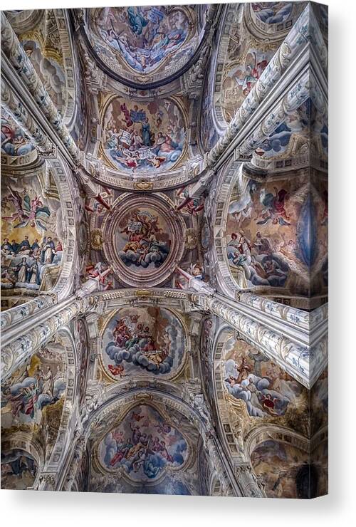  Canvas Print featuring the photograph Santa Maria Assunta Cathedral by Roberto Parola