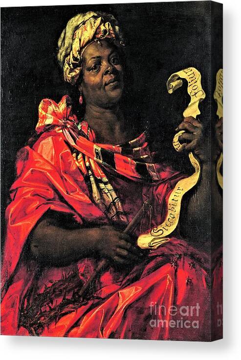 Uspd: Reproduction Canvas Print featuring the painting Sibyl Agrippina by Thea Recuerdo