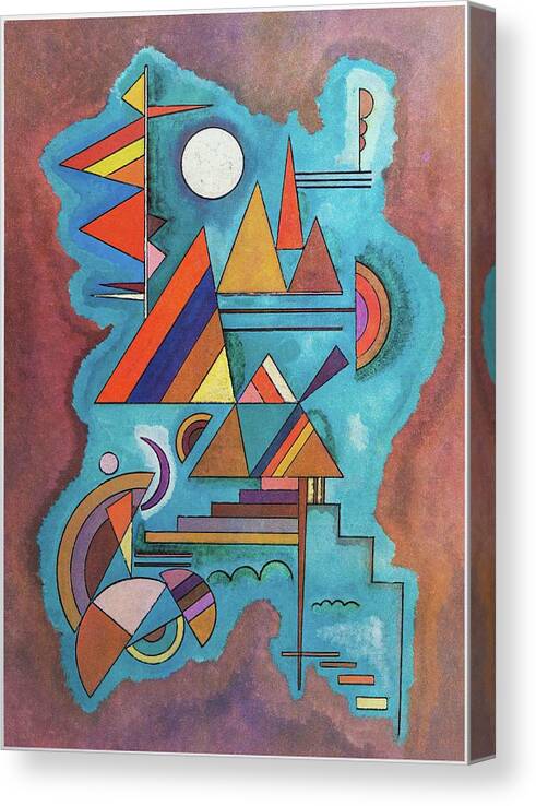 Famous Canvas Print featuring the painting Standing by Wassily Kandinsky
