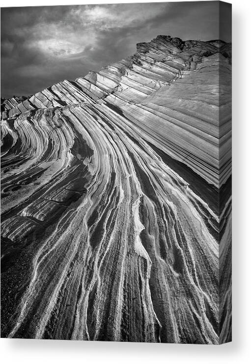 The Great Wall Bw F Canvas Print featuring the photograph The Great Wall Bw F by Moises Levy