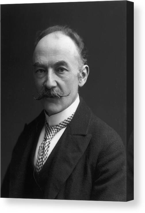 People Canvas Print featuring the photograph Thomas Hardy by Hulton Archive