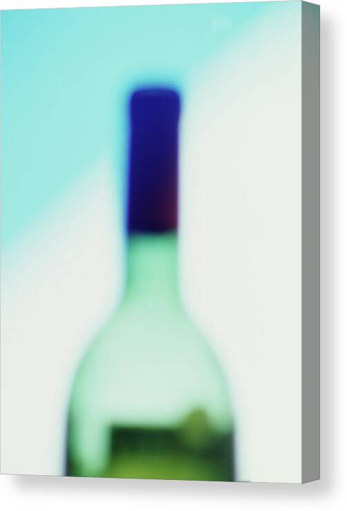 Alcohol Canvas Print featuring the photograph Wine Bottle by Mimi Haddon