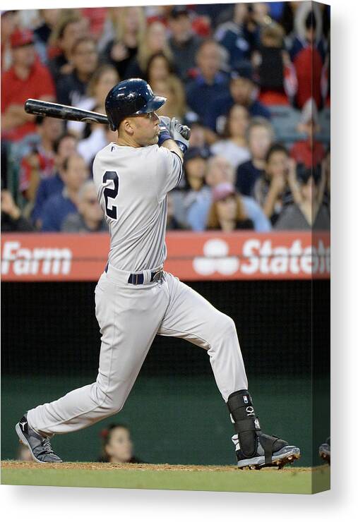 Second Inning Canvas Print featuring the photograph Derek Jeter by Harry How