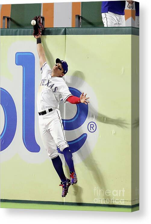 People Canvas Print featuring the photograph Shin-soo Choo #1 by Ronald Martinez