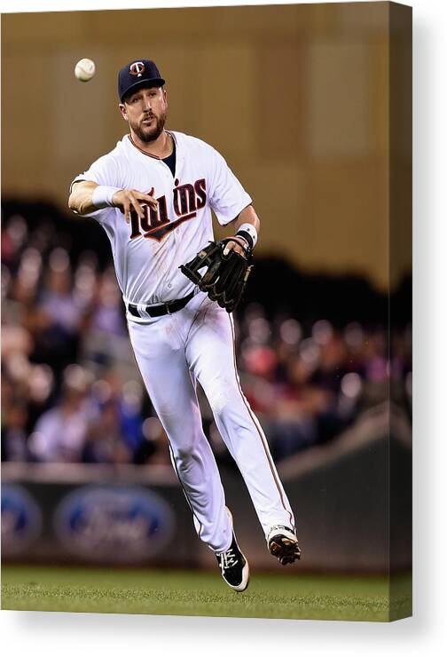 People Canvas Print featuring the photograph Trevor Plouffe by Hannah Foslien