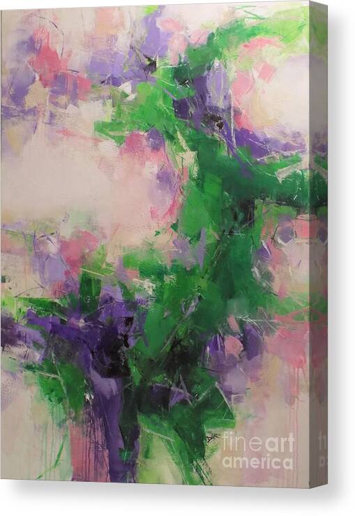 Abstract Canvas Print featuring the painting Augusta by Dan Campbell