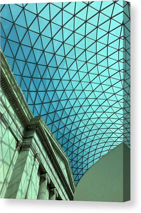 British Canvas Print featuring the photograph British Museum by Terry M Olson