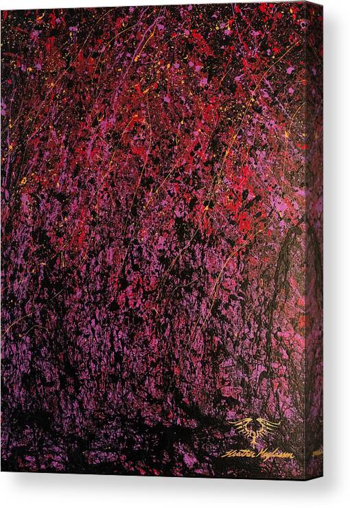 Abstract Canvas Print featuring the painting Catalyst by Heather Meglasson Impact Artist