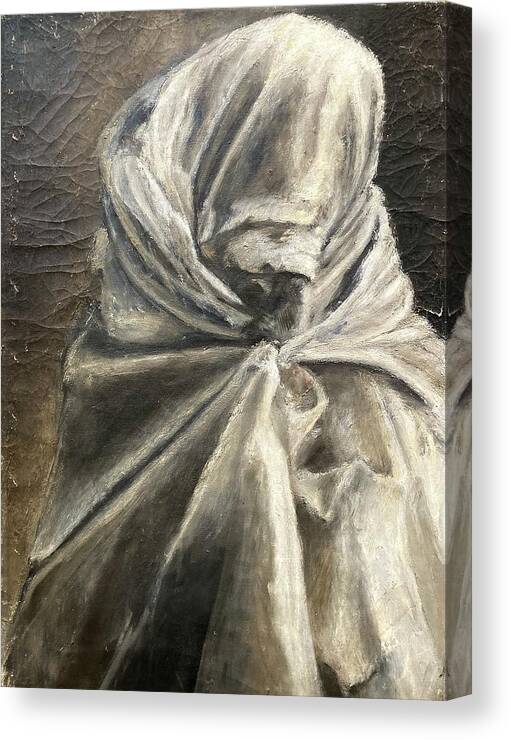 Wrapped Figure Canvas Print featuring the painting Gregorian Chant II by David Euler