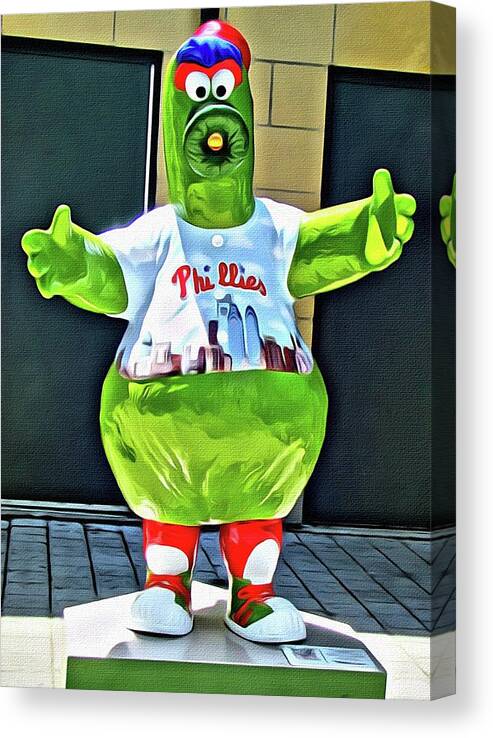 Alicegipsonphotographs Canvas Print featuring the photograph He's Phanatic by Alice Gipson