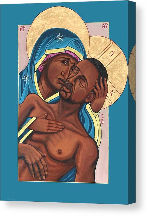 Embrace Canvas Print featuring the painting Mama by Kelly Latimore