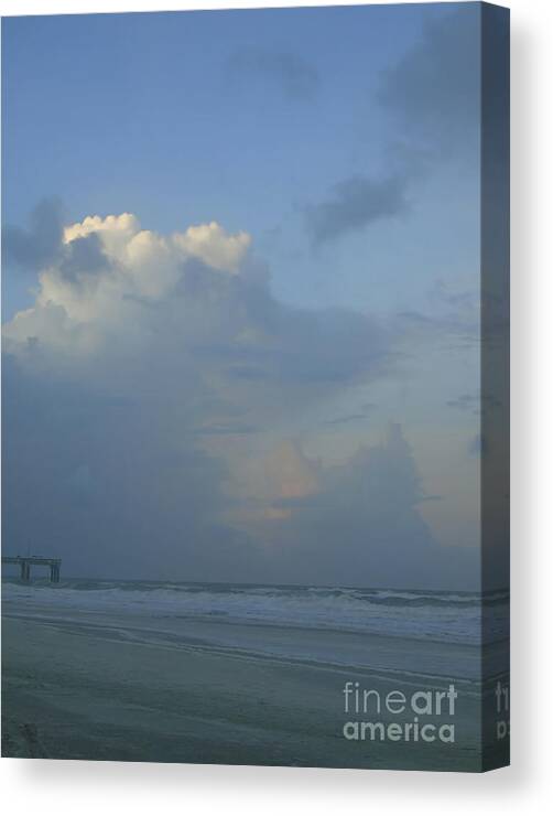 St Augustine Canvas Print featuring the photograph Misty Morning by D Hackett