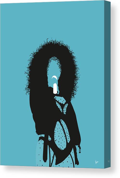 Cher Canvas Print featuring the digital art No205 MY CHER-MMuP-notxt by Chungkong Art