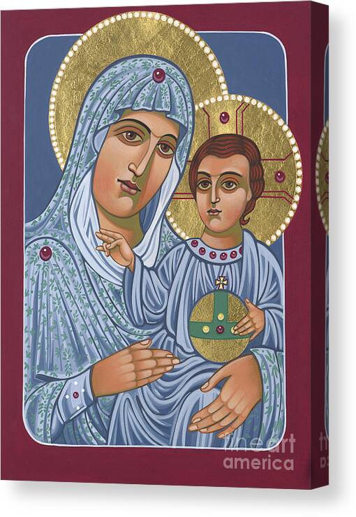 Our Lady Of Jerusalem Canvas Print featuring the painting Our Lady of Jerusalem 305 by William Hart McNichols