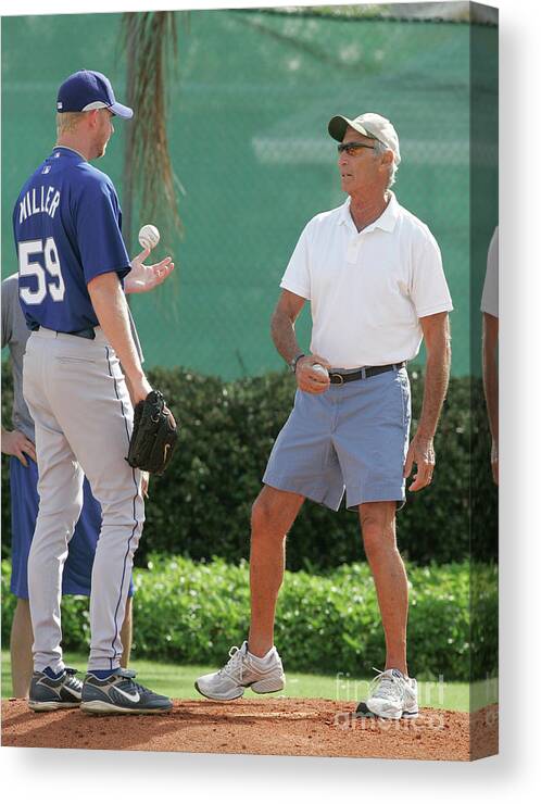 Sandy Koufax Canvas Print featuring the photograph Sandy Koufax by Icon Sports Wire