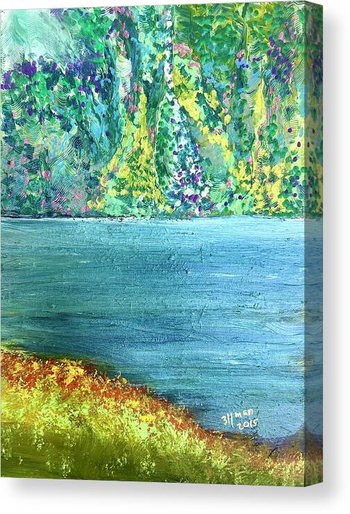 Impressionist Canvas Print featuring the painting Traveling Without A Camera . Again by Dennis Ellman