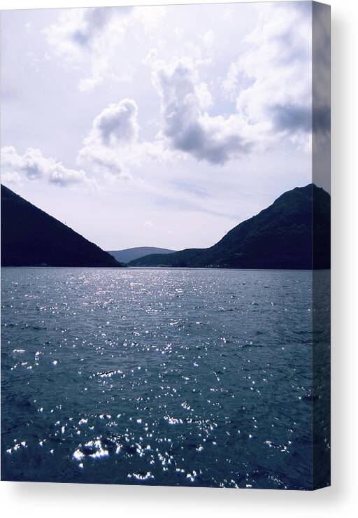 Nature Canvas Print featuring the photograph Wonderful Alignment in Boka Bay by Rebecca Harman