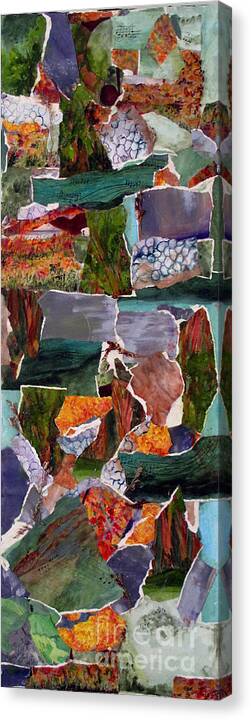 Music Canvas Print featuring the painting Music of the Mountain by Sandy McIntire