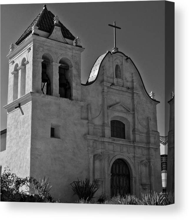 San Carlos Canvas Print featuring the photograph San Carlos Cathedral #2 by Ron White