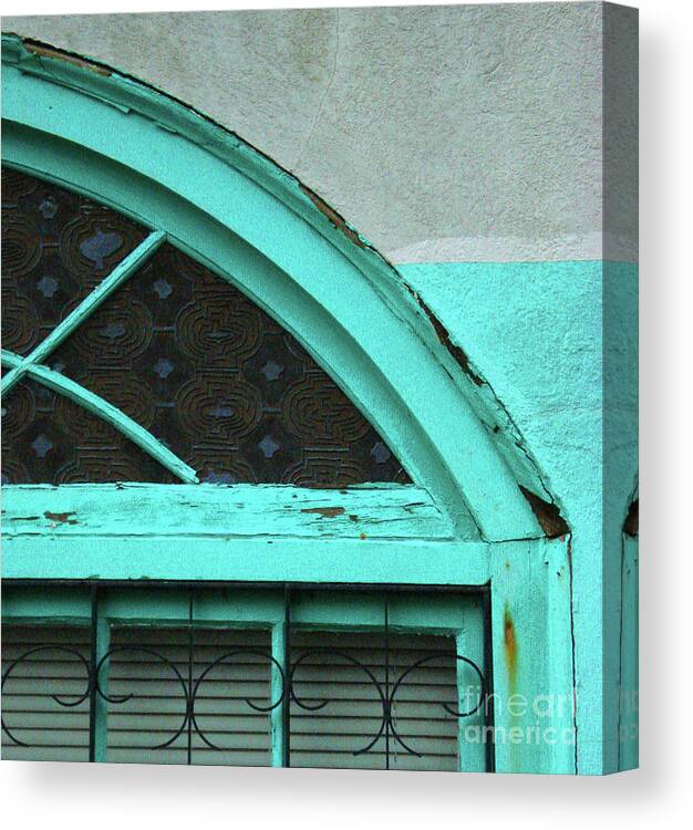 Architecture Canvas Print featuring the photograph Aunt Mamies Window by Joe Pratt