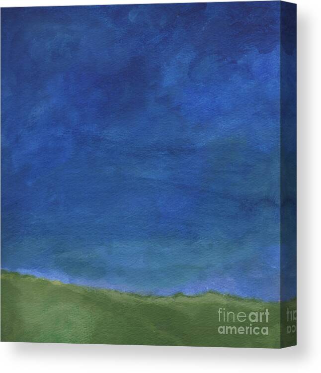 Sky Canvas Print featuring the painting Big Sky by Linda Woods