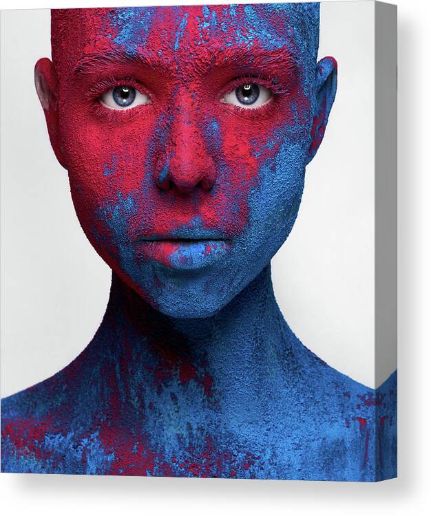 Portrait Canvas Print featuring the photograph Colored Ecstasy by Alex Malikov