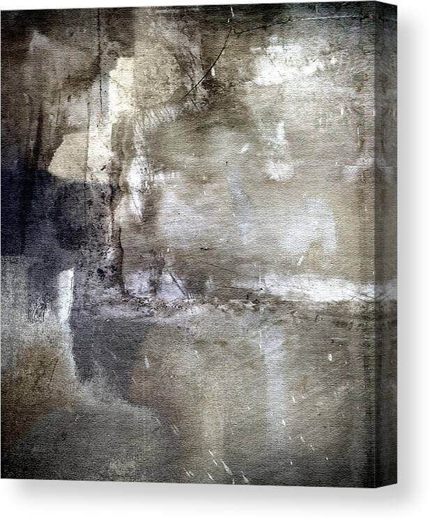 Grey Canvas Print featuring the digital art Lost Lake by Davina Nicholas