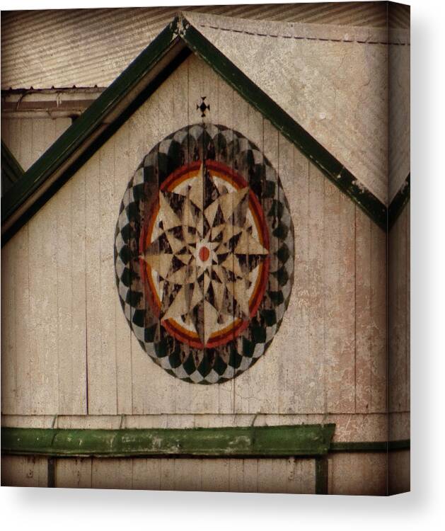 Hex Canvas Print featuring the photograph Roofline Hex by Dark Whimsy