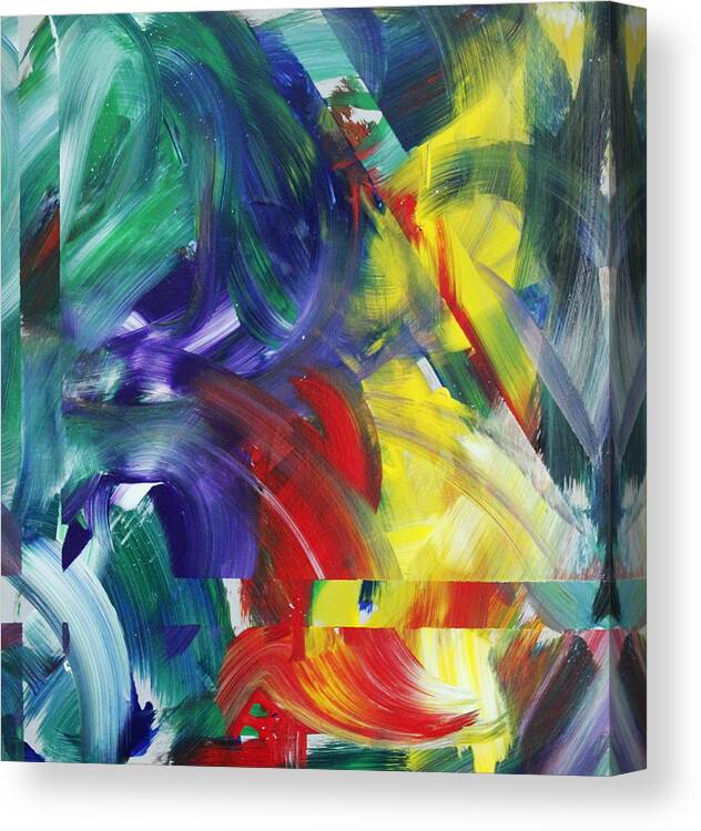 Abstract Canvas Print featuring the painting This is the Place by Richard Day