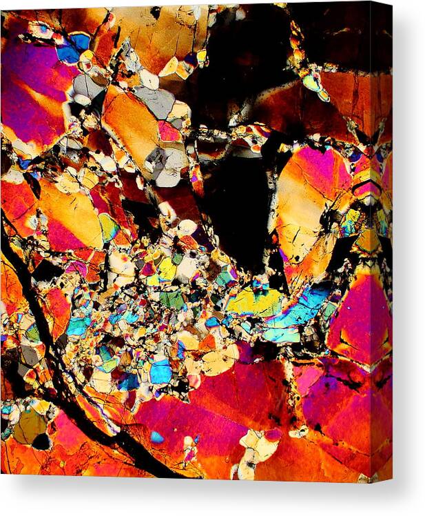 Meteorites Canvas Print featuring the photograph Melting Pot by Hodges Jeffery