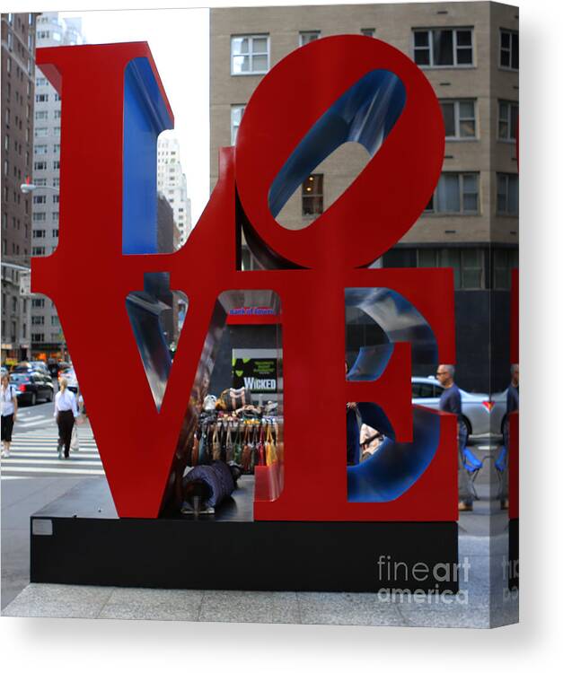 Lee Dos Santos Canvas Print featuring the photograph Protected by LOVE by Lee Dos Santos