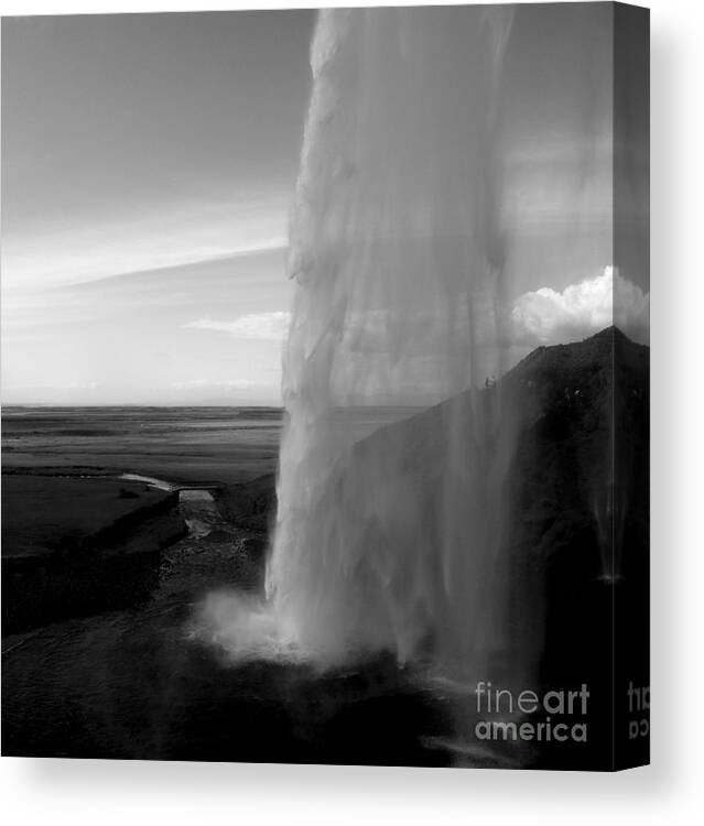 Waterfal Canvas Print featuring the photograph Seljalandsfoss #2 by Michael Canning