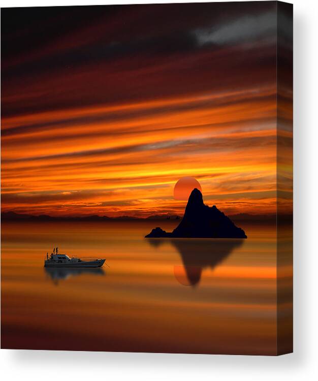 Boat Canvas Print featuring the photograph 3971 by Peter Holme III