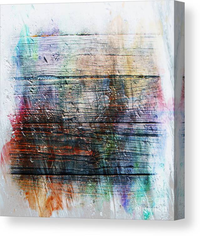 Abstract Canvas Print featuring the painting 2e Abstract Expressionism Digital Painting by Ricardos Creations