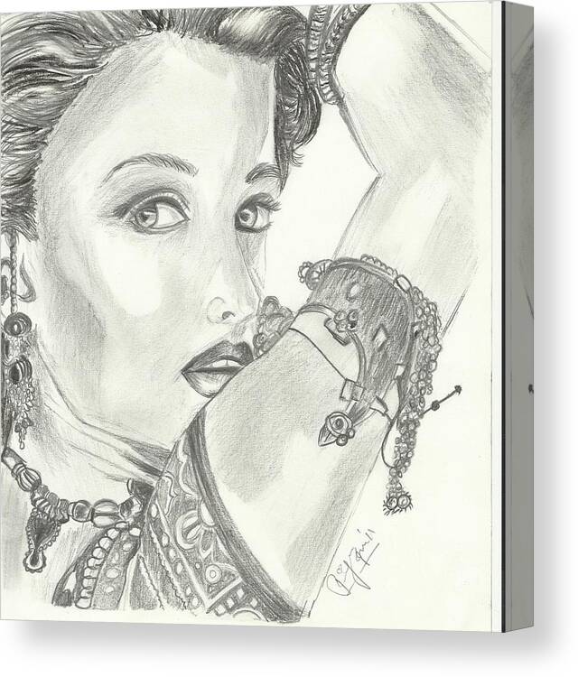 Attempted to draw Bollywood actress,former miss world and an evergreen  beauty, Aishwarya Rai! : r/drawing