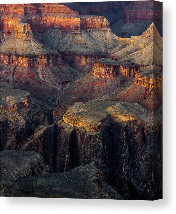 Grand Canyon Canvas Print featuring the photograph Canyon Enchantment by Carl Amoth