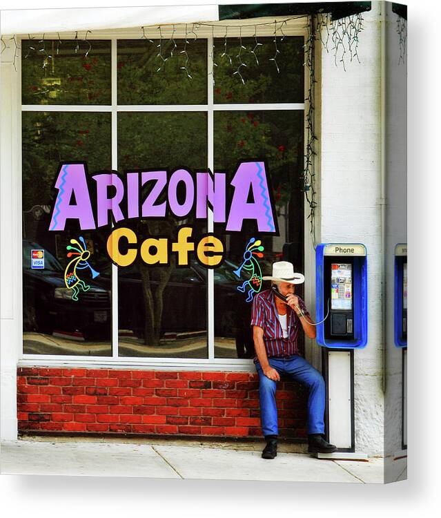 Arizona Canvas Print featuring the photograph I'm coming home tonight by Micah Offman