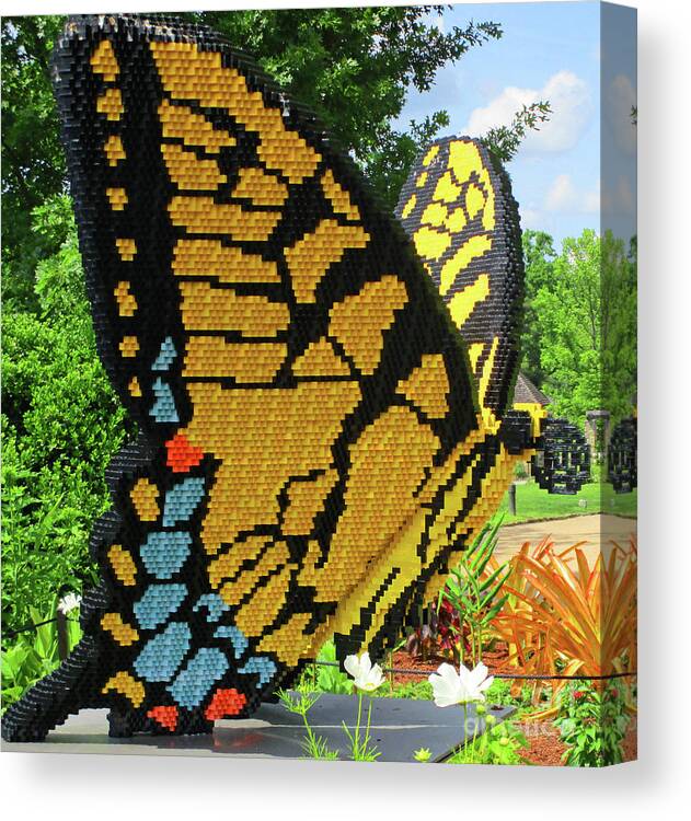 højdepunkt famlende patron Lego Butterfly Canvas Print / Canvas Art by Randall Weidner - Fine Art  America